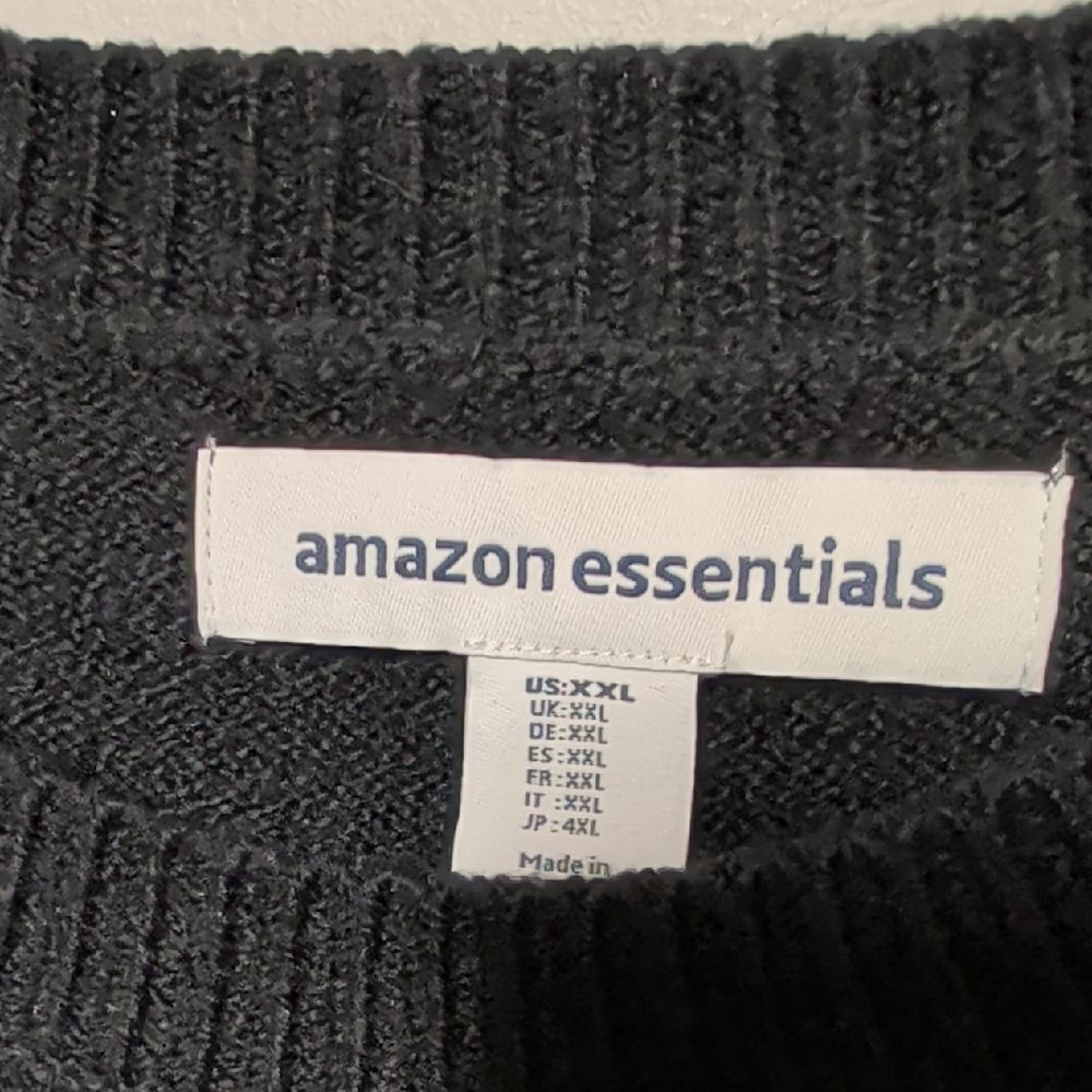 Amazon Essentials Black Knit Pullover - Picture 2 of 6